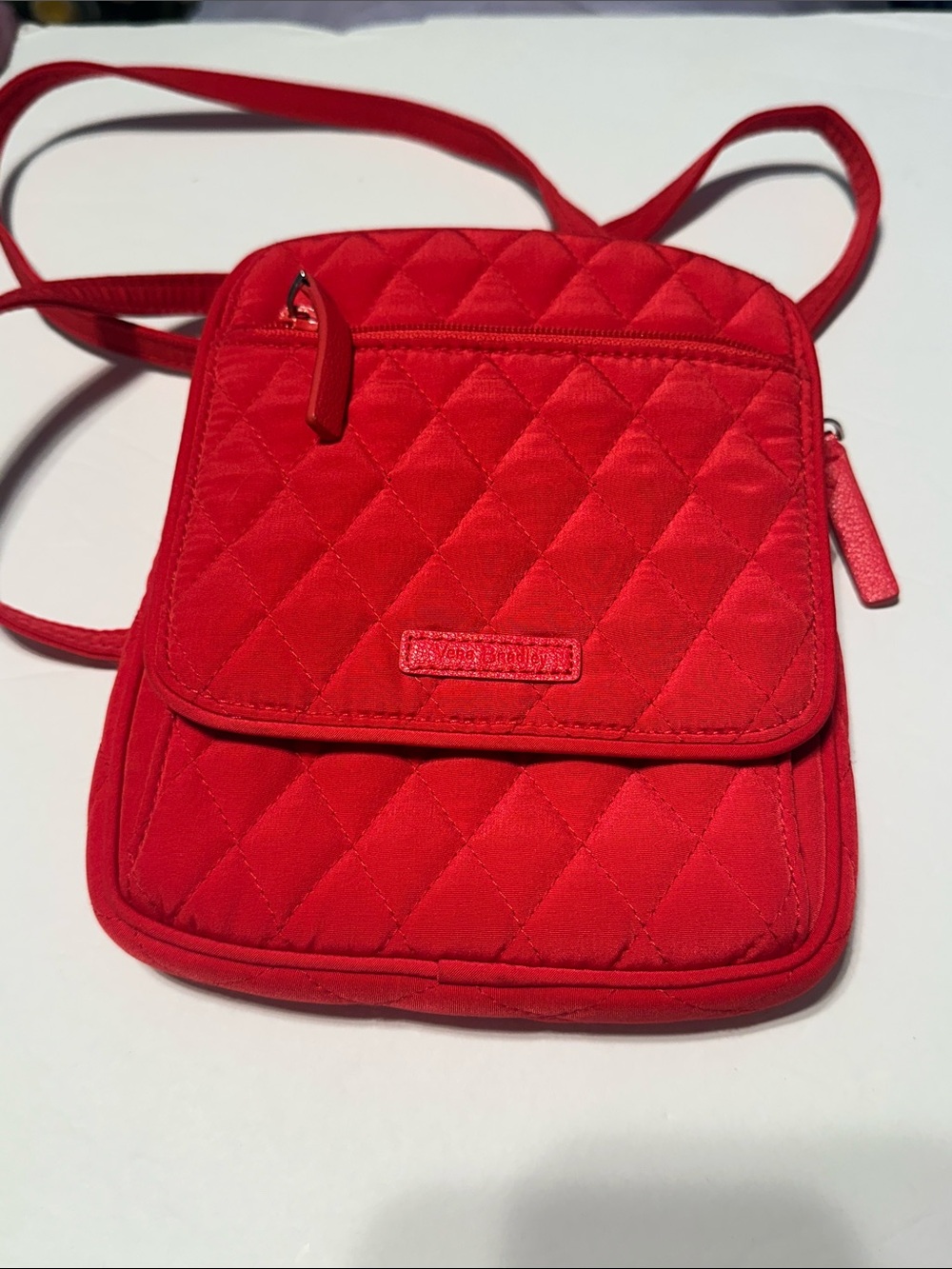 Vera Bradley Quilted Red Crossbody Bag New no Tag